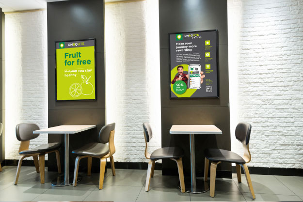 Onroute In-cafe Screens